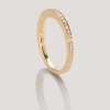 Johanna Otto, Schmuckdesign, Kollektion Diskus, Ring, gelbgold, Brillant, handgemacht